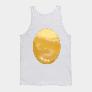 Yellow Color Therapy Clouds Tank Top